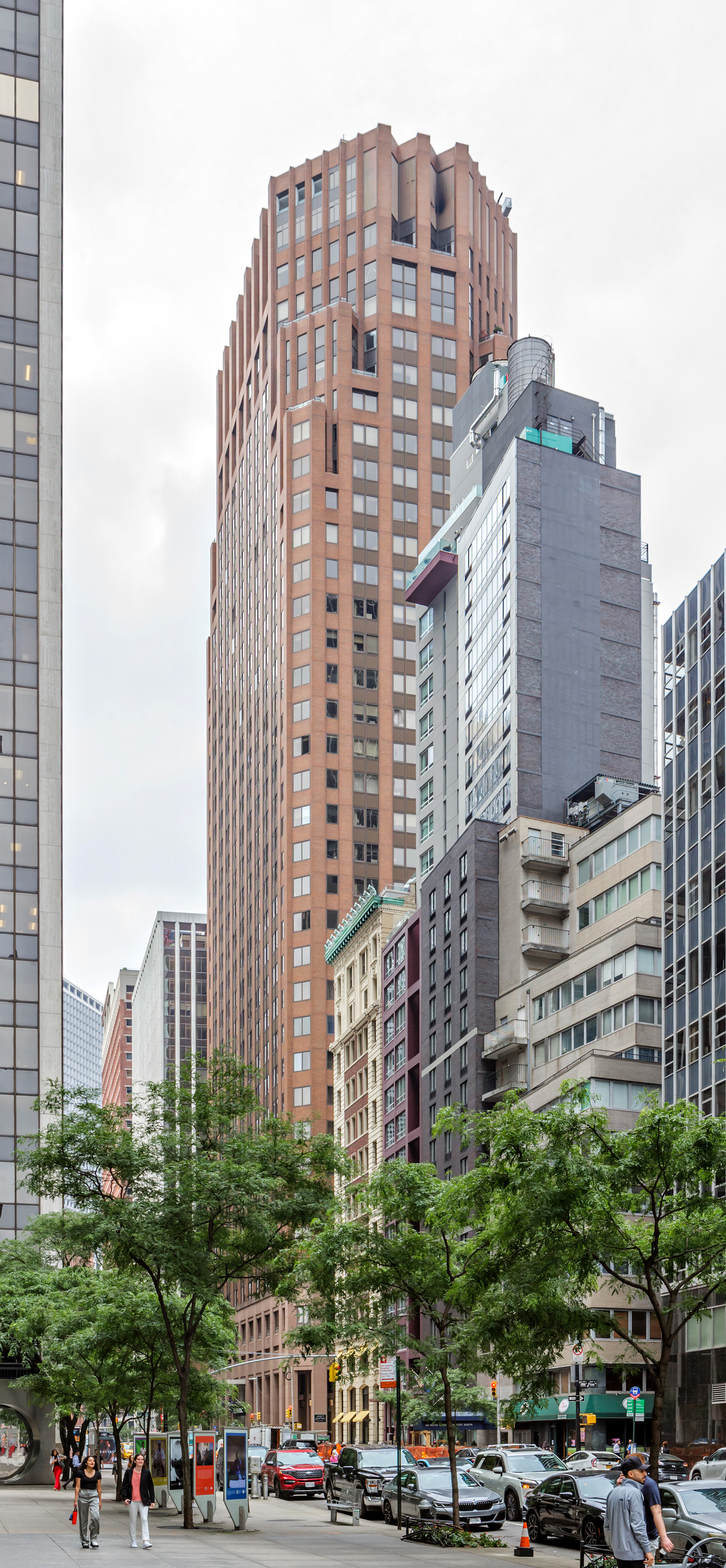75 Wall, New York City - View from Hanover Square. © Mathias Beinling